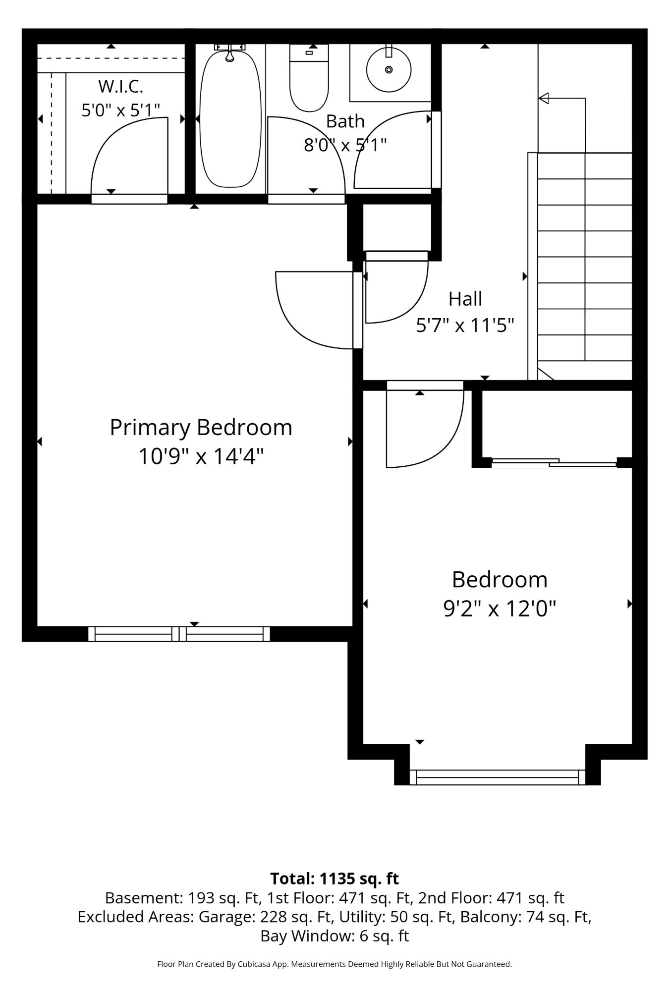 Second floor plan